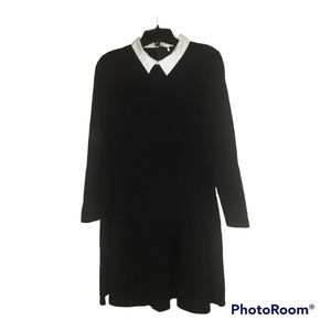WEDNESDAY Vibe Aphratti Gothic Collared Dress D27